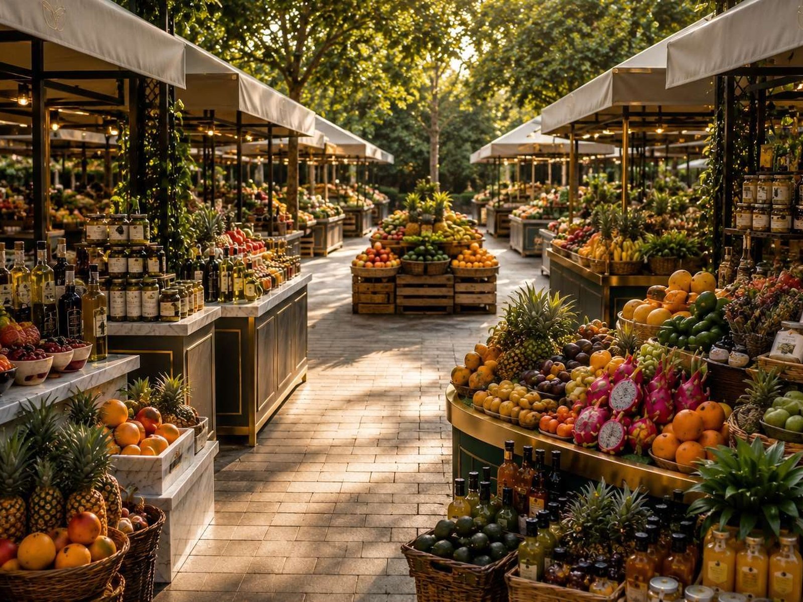 Hutu Orchard estate: Retail and market