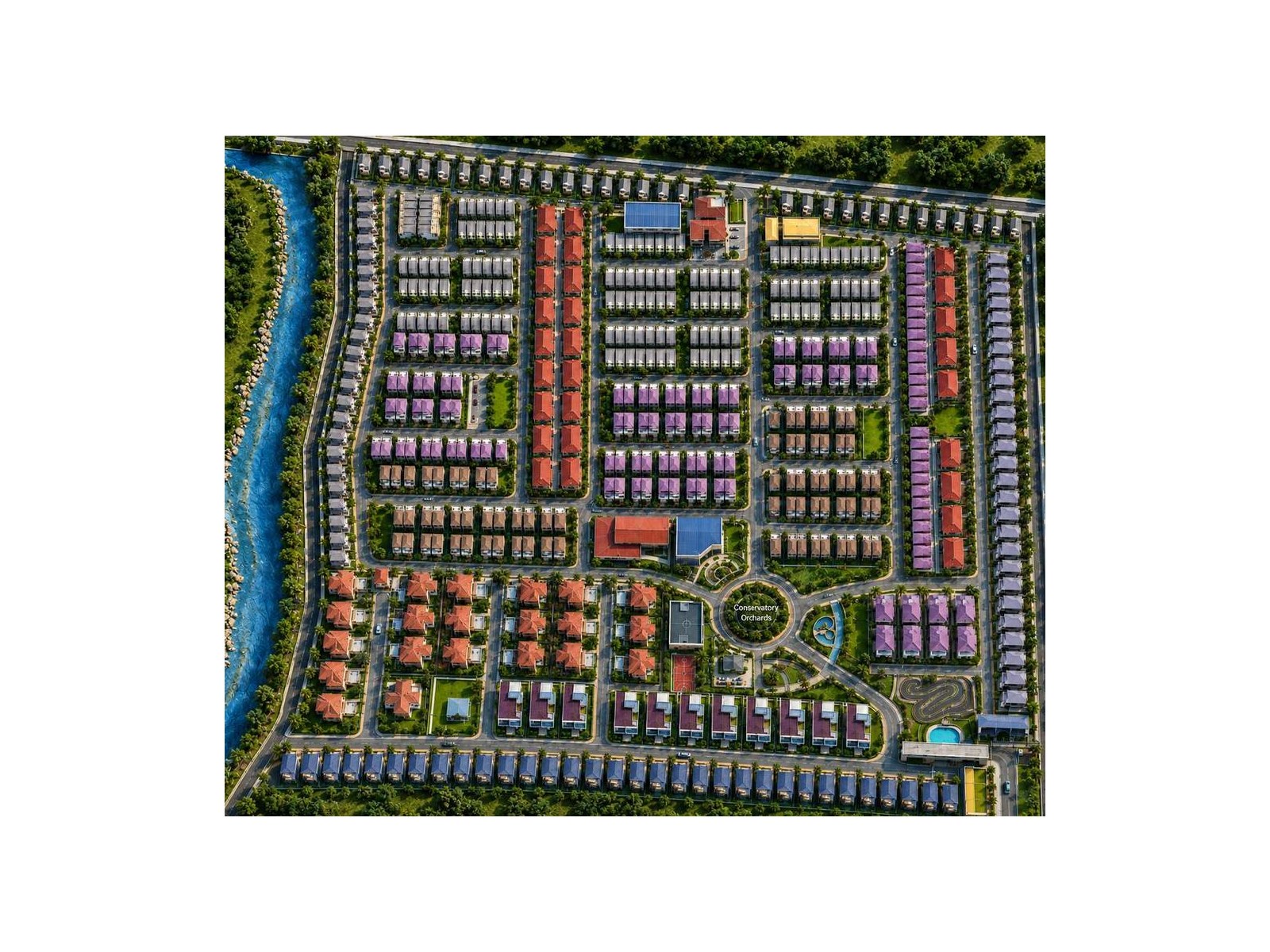 Master-planned estate layout used in Homes on Demand delivery