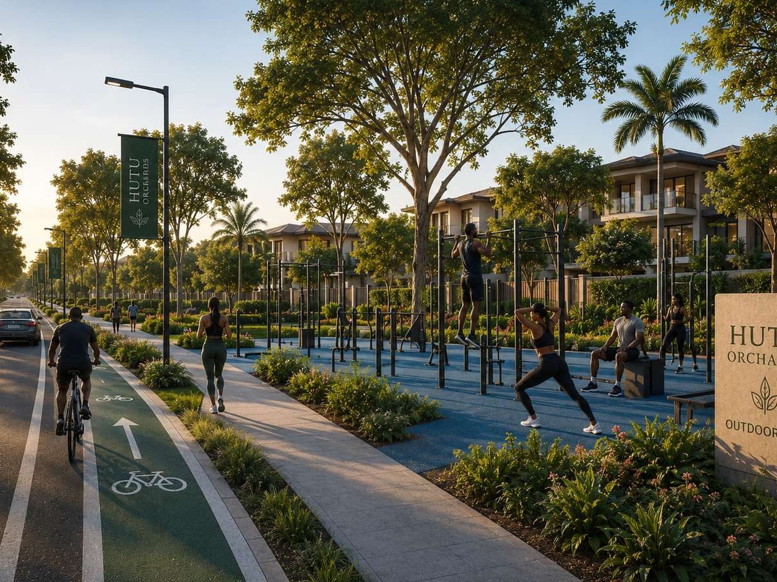 Hutu Orchard estate: Wellness and gym